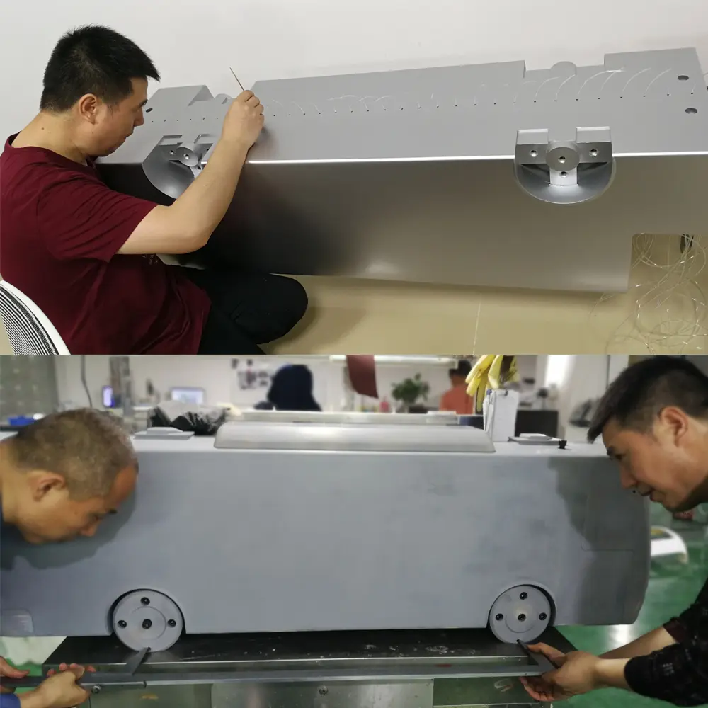 Bus model prototype, inspection and measurement