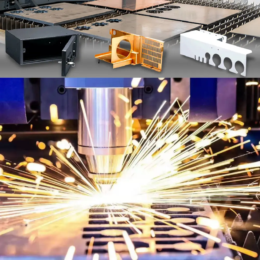 sheet metal fabrication, laser cutting